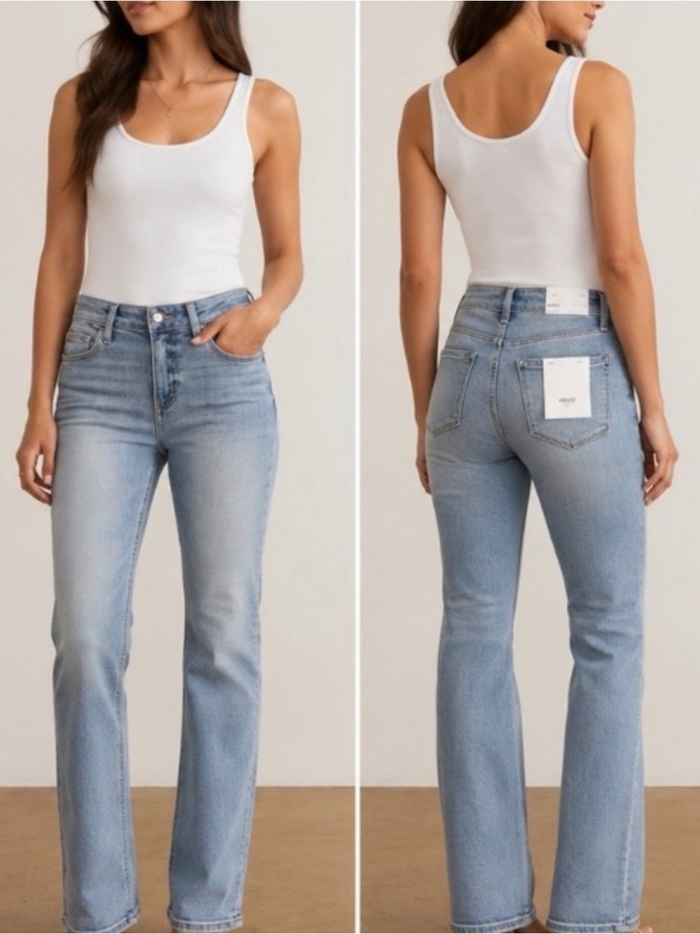 VERVET BY FLYING MONKEY Light Blue High-Rise Bootcut Jeans - Women